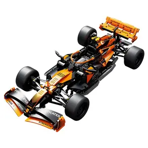 1300+pcs Racing Model Building Blocks Set, Cool Racing DIY Toy, Large Racing Display, Collectible, Ideal Gift for Car Enthusiasts, Stem Building Blocks, Building Sets