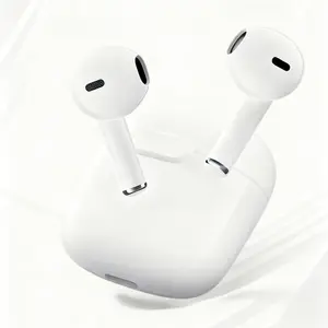 TWS Wireless Earbuds & Earphones, Semi In-Ear Bluetooth-compatible Headphones with Mic, Smart Touch Control, Sweatproof, Ideal for Running, Sports, Music, Waterproof Earbuds