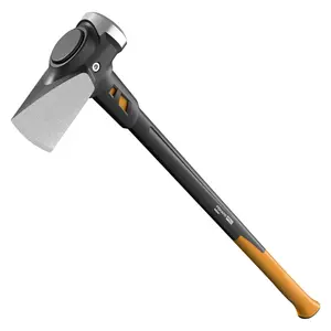 Fiskars 8 lb. Splitting Maul - 36" Shock-Absorbing, Comfort Grip Handle - Rust Resistant Forged Steel Blade - Wood Splitter Maul for Hardwood - Split Wood for Campfires - Bushcraft Gear