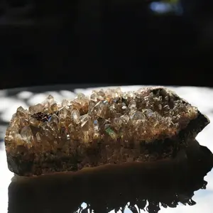 Smoky Quartz Cluster with Points | Natural Smoky Quartz Mineral natural crystal home decor