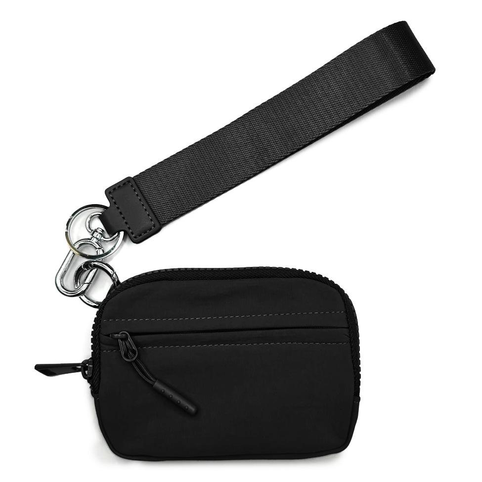 Minimalist Waterproof Nylon Wallet, Multifunctional Card Holder, Keychain, Coin Purse, Fashion Bag Charm
