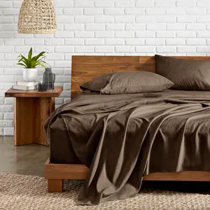 Bare Home Heathered Ultra-Soft Sheet Set - Comfy Bedding