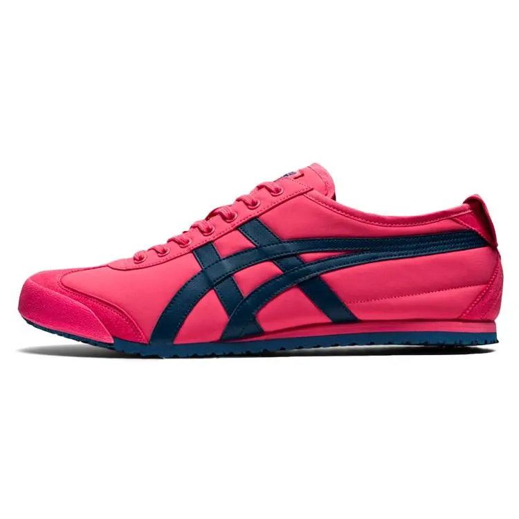 Onitsuka Tiger ASICS Mexico 66 Pink Cameo Mako Blue Minimalist Comfort Low Top Skate Shoes Unisex 1183B497-700