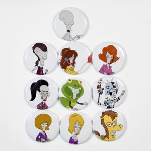 Roger the Alien Persona Button set