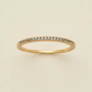 March Birthstone Stacking Ring