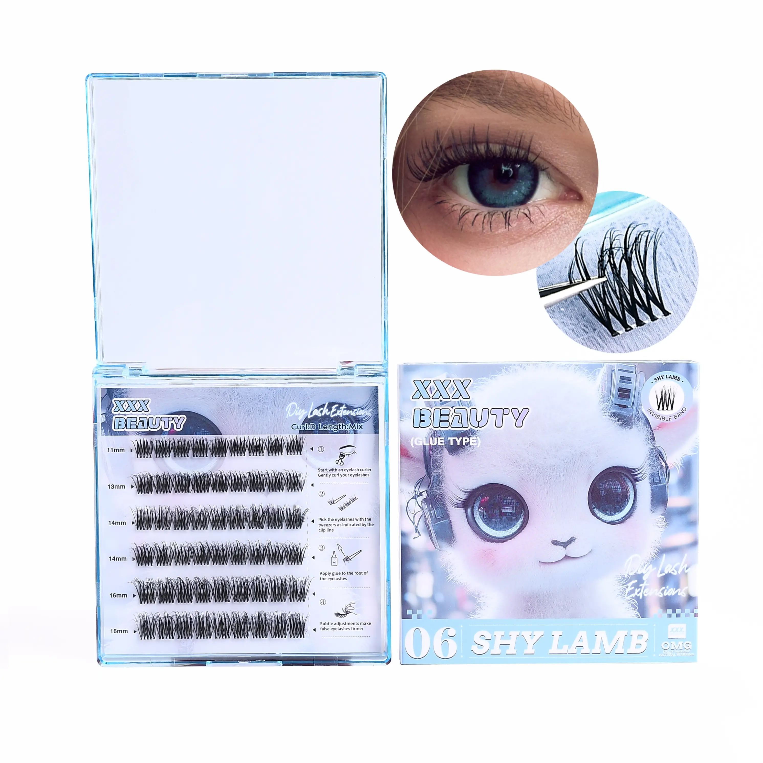 XXX Beauty 5D Handmade Eyelashes: Shy Lamb Style