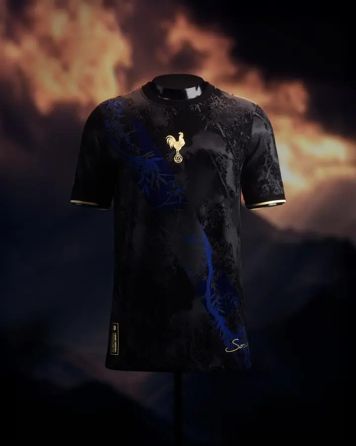 Premium Black Football Jersey, TOT Team Club