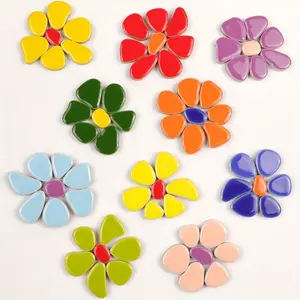 200g Mosaic Tile Pieces, 100pcs DIY Craft Material, Home Decor, Wall Art, Pool, Kitchen, Living Room, Bathroom Decoration, Mosaic Mural, Creative Projects