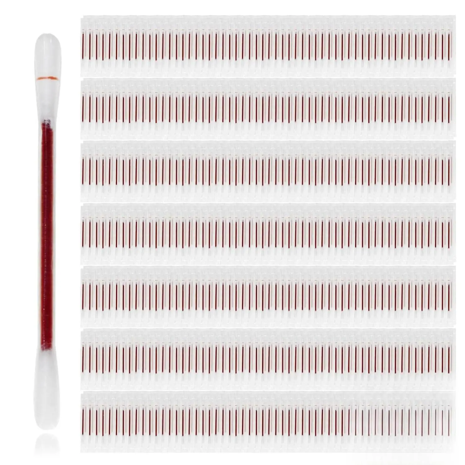 Iodine Cotton Swabs, Individually Wrapped Medical Iodophor Swabsticks Bulk, Povidone Wound Iodine Qtips Cotton Buds First Aid Kits for Nasal Ears Bruise Care, Travel Outdoor (White 400)