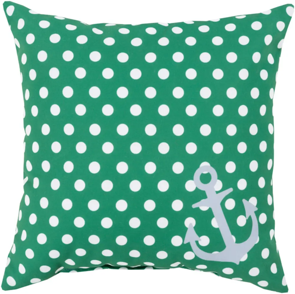 Livabliss RG122-1818 Rain 18 x 18 x 4 in. Throw Pillow, Green - Medium