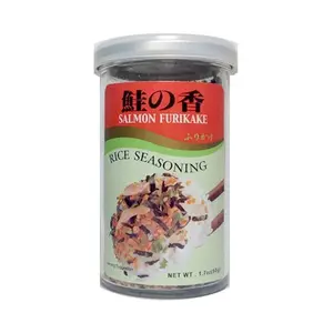 AJISHIMA Salmon & Seaweed Furikake Rice Seasoning - 50g Japanese Furikake for Rice, Noodles, and Baby Food - Savory Umami Flavor