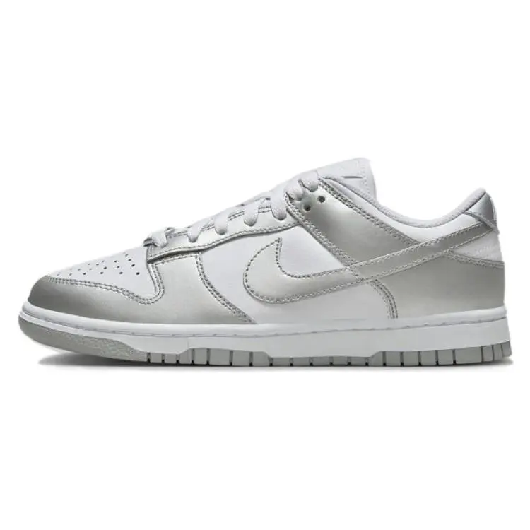 Nike Dunk Low Metallic Silver' Comfort Skate Shoes Women's FV1311-100