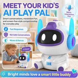 Infunity AI Robot Toy for Kids - Interactive Smart Talking Companion, Voice Control STEM Learning Toy, Moves & Spins, Custom Personality, Screen-Free Educational Gift, Multi-Mode Vacuum Cleaner