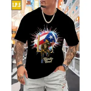 Unisex 100% Cotton Football Helmet Star Benito Bowl Graphic T-Shirt - Stylized Abstract Lines Print, Casual Rip-Denim Matching, Light-Colored Comfortable Durable Top, Machine Washable, Ideal for Indoor Shopping