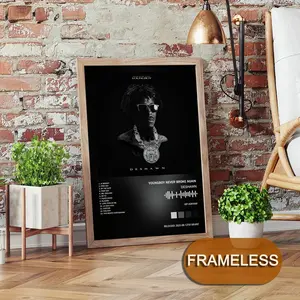 YoungBoy Never Broke Again Poster Music Album Modern Art 2D Poster, Suitable For Bedroom Living Room Decor. Vibrant Colors, Clear Images Ideal For Home Office Decor.