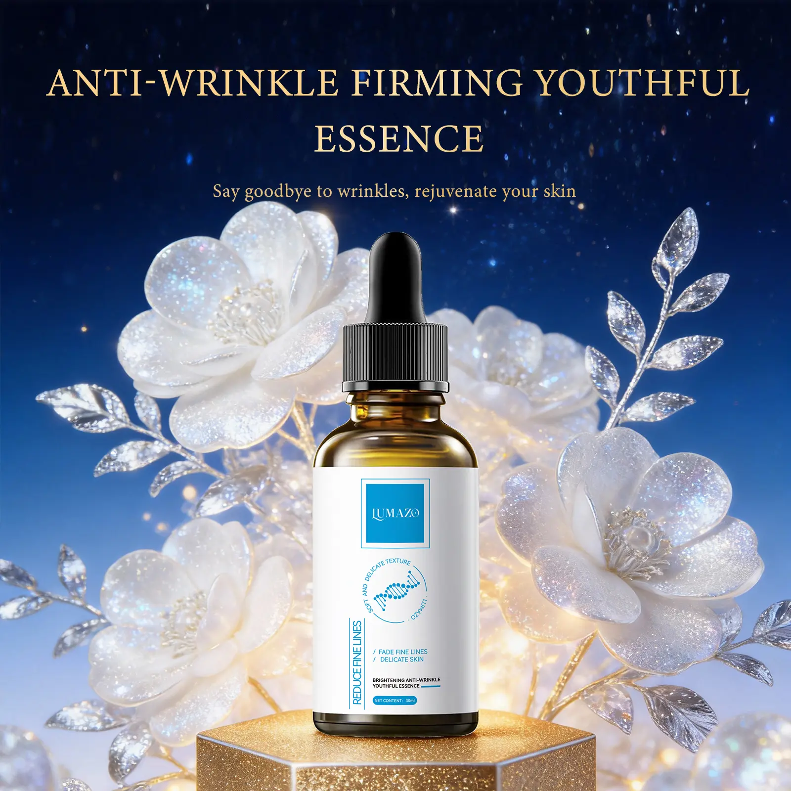 Firming Youthful Complexion Serum - Hydrating Face Moisturizer for Brightened Tone, Dewy Soft Skin