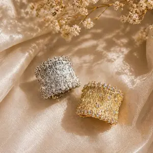 Gold & Silver Elegance - Sparkling Rings in Gold and Silver Colors for a Touch of Luxury
