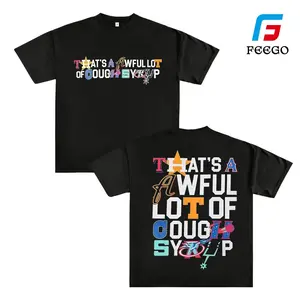 Bold Letter Mosaic Graphic Tee – Oversized Black T-Shirt with ‘That’s a Awful Lot of Cough Syrup’ Patchwork Typography, Unisex Streetwear Statement Tee for Fashion naruto anime oversize streetwear tee classic menswear dad joke appa