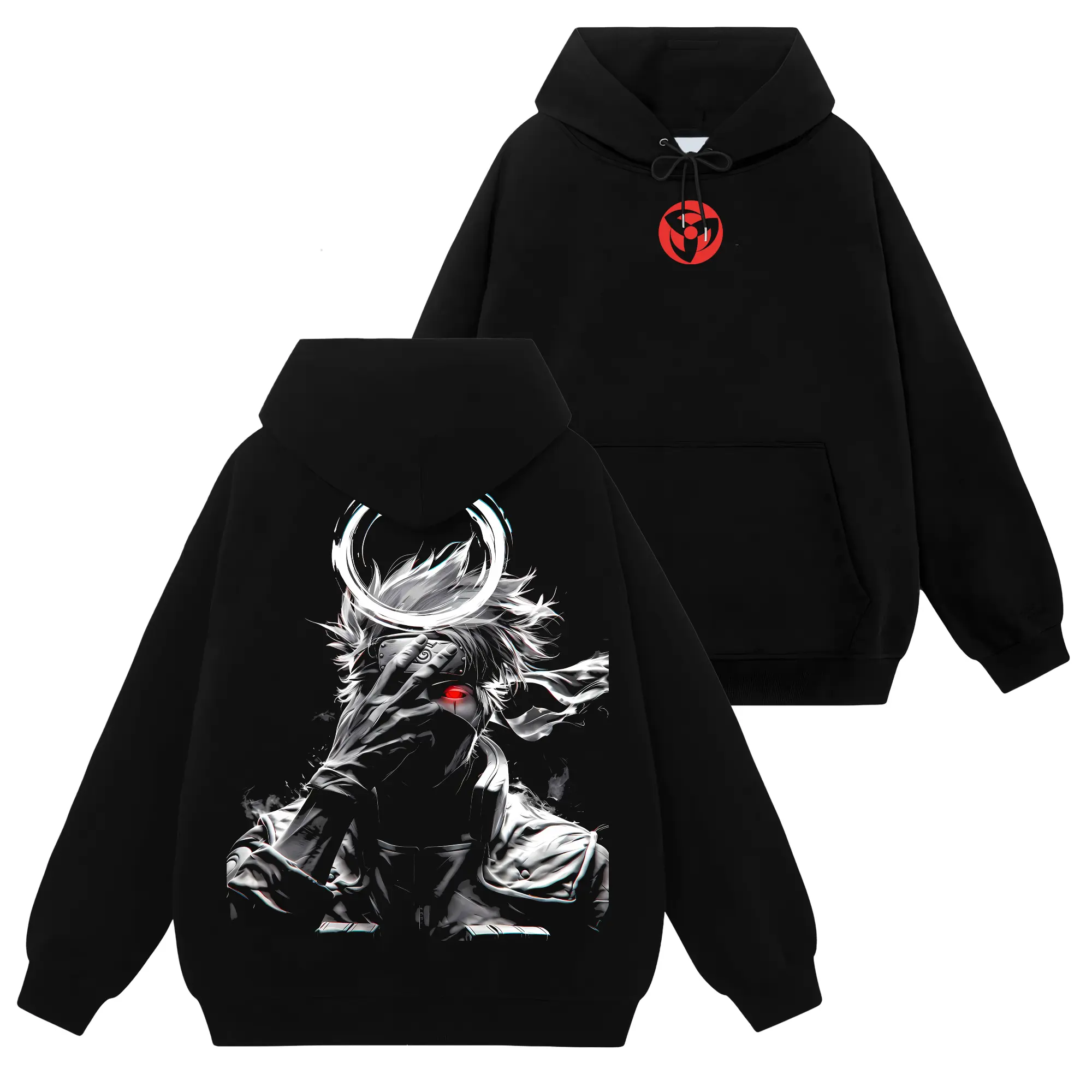 [Shinobi Shop] Limited Kakashi Hatake - Naruto Shippuden #138 Hoodie T-Shirt Sweatshirt, Retro Vintage Unisex Graphic 90s Cotton, Gift For Wibu, Anime Manga Y2K Streetwear Apparel Everyday
