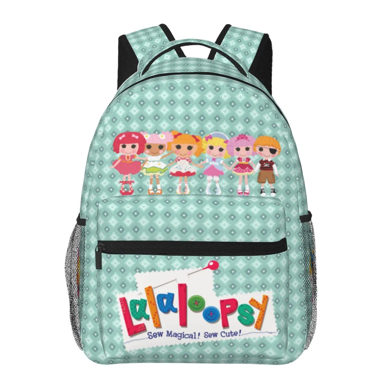 Lalaloopsy School Backpack for Kids We're Lalaloopsy Netflix Lightweight Durable Bookbag MGA Lalaloopsy Great Back to School Gift for Elementary & Middle School