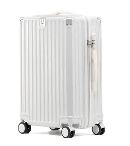 2/3pcs.Traveler's Choice yooona Indestructible Hardshell ExpandableSpinner Luggage, White, 20-Inch + 14-Inch,or 20-inch.Carry-on,Rolling Suit Case.Lightweight Luggage Set with Spinner Wheels.Classic ABSPC Luggage Set.