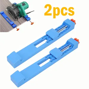 Two adjustable cutting machine base guide rails for woodworking cutting machines, dust collectors, circular saws, and milling machines; designed for precise cutting and milling operations.tools and gadgets for him，mechanic tools