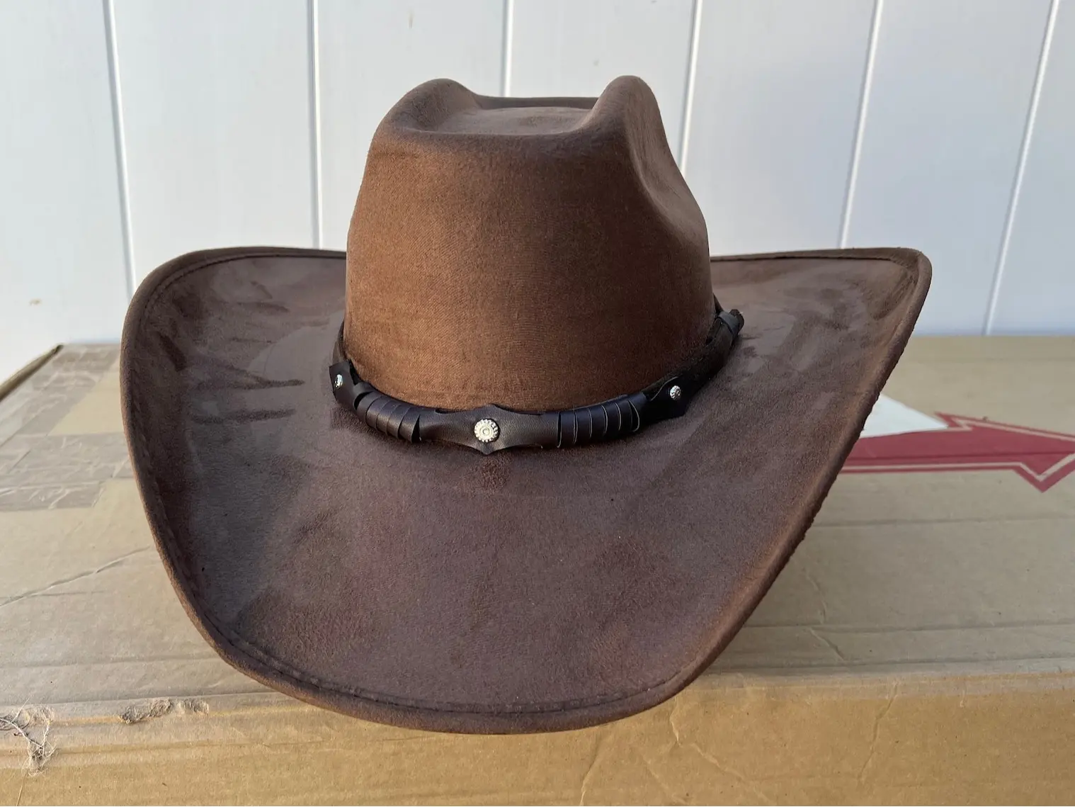 Men's Brown Cowboy Hat: Western Rodeo Texana Vaquera