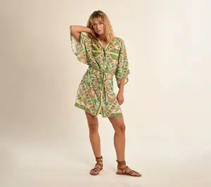 Woven Paisley Dress