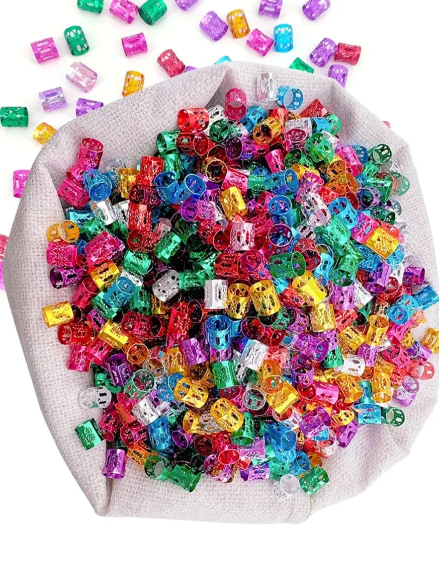 【Not For Sale】WISHGIRL Free Gift Hair Beads with Crochet Hair Purchase-Automatically Included with Any Crochet Hair Purchase (Do Not Order Separately)
