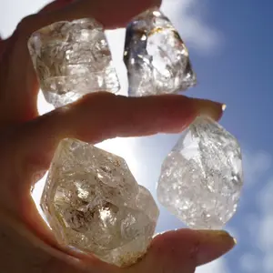 Ultra clear Herkimer quartz Dash double terminated – ethically mined in New York – healing crystal – Herkimer crystal home ornament