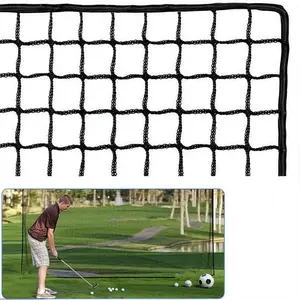 Golf Practice 15Ft X 20Ft Net Heavy Duty 400GSM, 10/15/20/30Ft Golf Ball Hitting Nets for Backyard Garage Indoor Outdoor, Adjustable Barrier Protective Batting Net for Baseball Hockey Soccer Sports Nettin