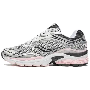 Saucony OG ProGrid Omni 9 'Silver Pink' Perfect Walking Running Gym Sneaker Shoe Breathable Mesh Comfortable Fashion Footwear for Everyday Wear Shoe Girl