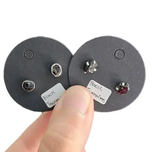 Black Tourmaline Earrings