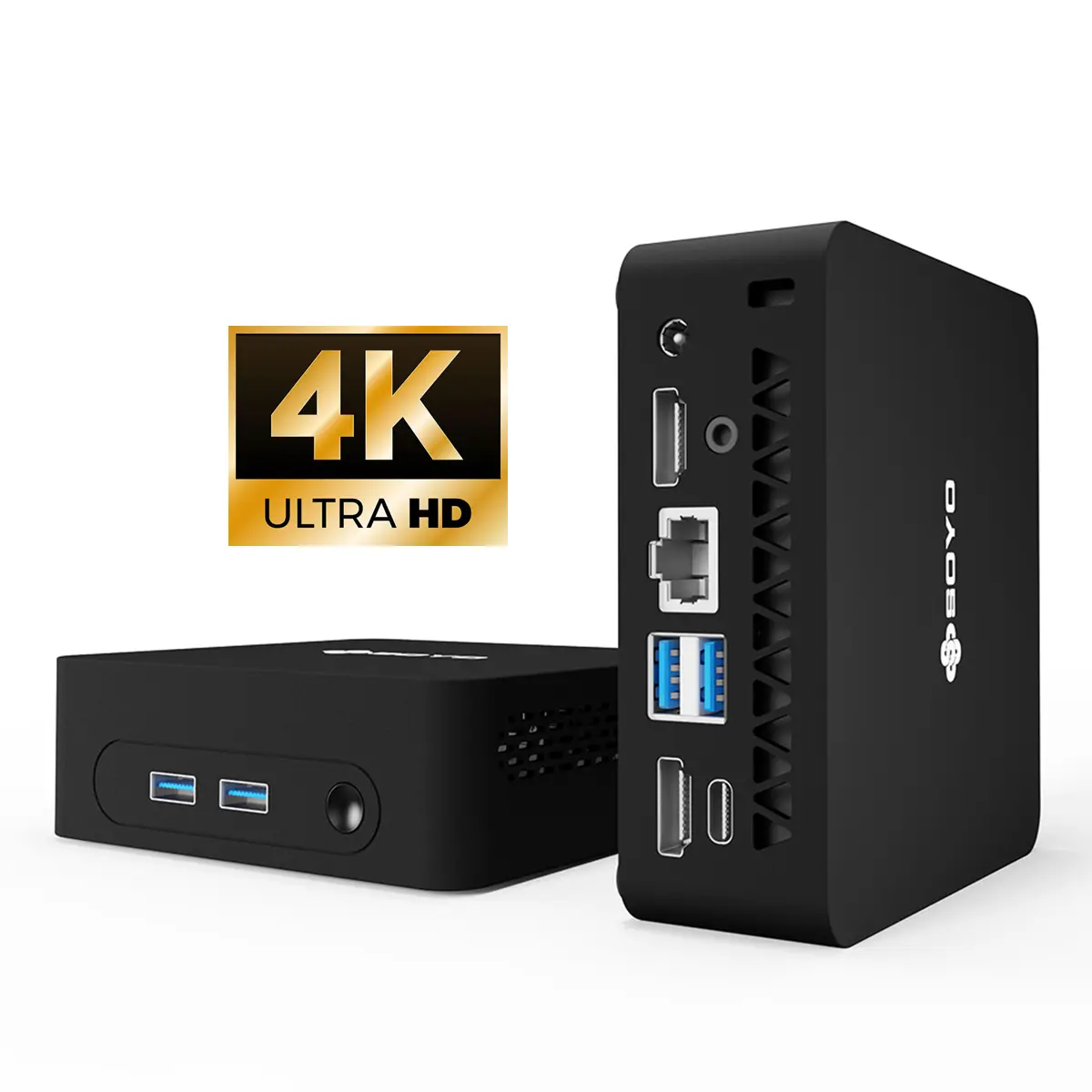 SOYO Y5 Series Mini PC Intel Core i3/i5/i7 Desktop Computer, 8GB RAM 128GB SSD, Micro Compact PC for Home/Office, Support 4K Display, WiFi5 Bluetooth 4.2, Preinstalled Windows 10/11 Pro, Silent Low Power Consumption, Small Form Factor Business Desktop soh