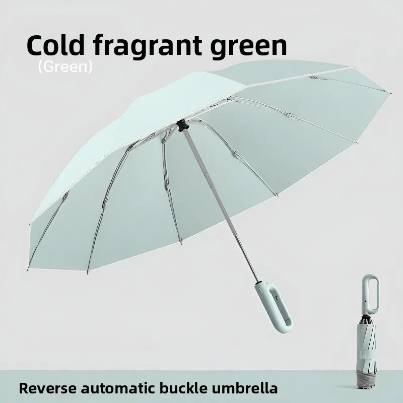 23inch Ring Buckle Umbrella --Cold Fragrance Green
