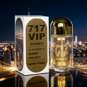 SECRET PLUS Women's Spray Perfume 717 VIP Long Lasting Eau De Parfum 3.4fl.oz Floral Fragrance for Casual Use Ideal Holiday Gift
