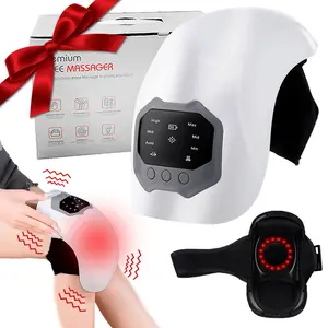 Wireless Electric Heating Knee Massager, 1 Box Rechargeable Vibration Knee Massage Pad for Women and Men