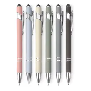 2-in-1 Stylus Pen & Smooth Ballpoint - Anti-Slip Grip Seamless Writing Touchscreen Compatible Writing Tool