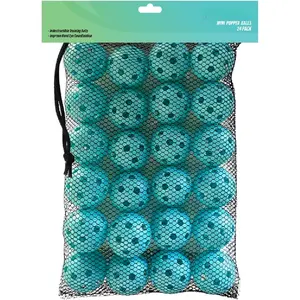 Mini Popper Plastic Baseballs, Made of Impact-Resistant and Rebounding Material, Perfect Practice Baseballs & Hitting Ball Training