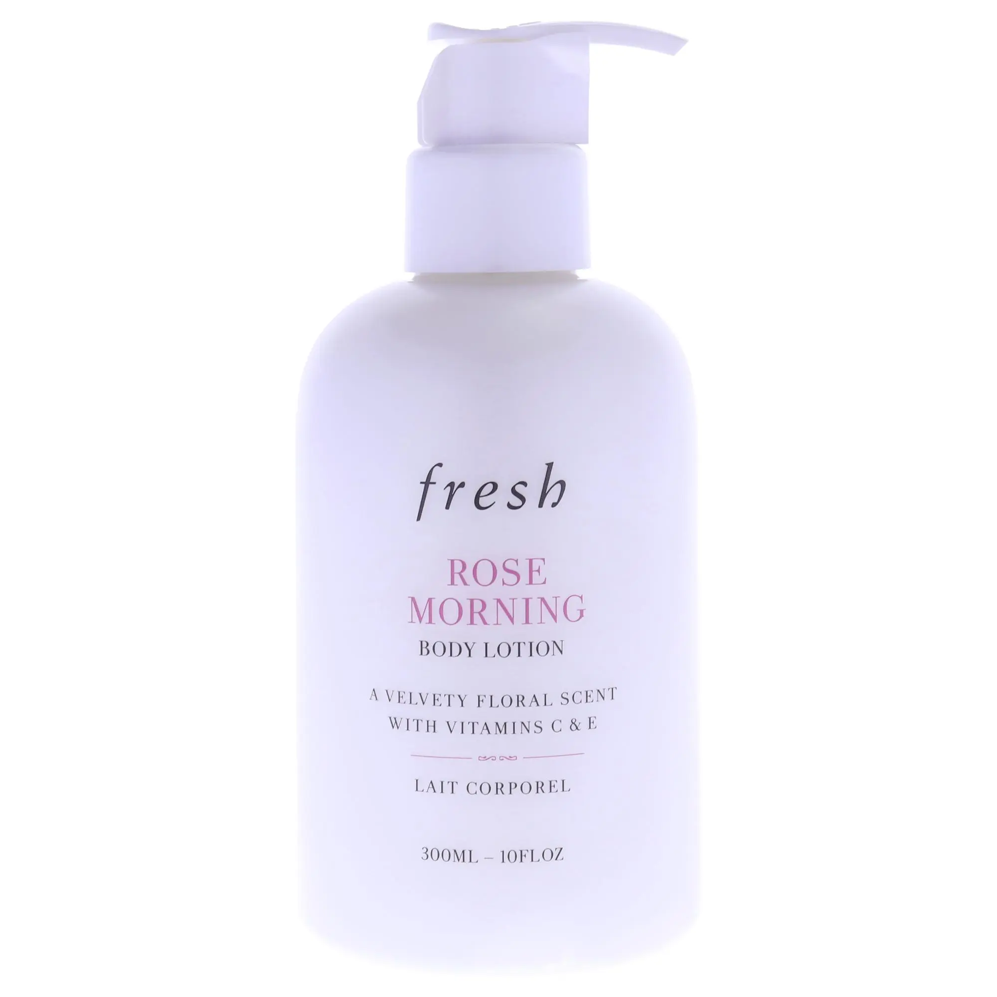 Women's 10 oz Fresh Rose Morning Floral Scented Body Lotion - Vitamins-Infused, Hydrating Moisturizer for Morning Routine, Beauty & Personal Care Cosmetic Daily Body Care Product