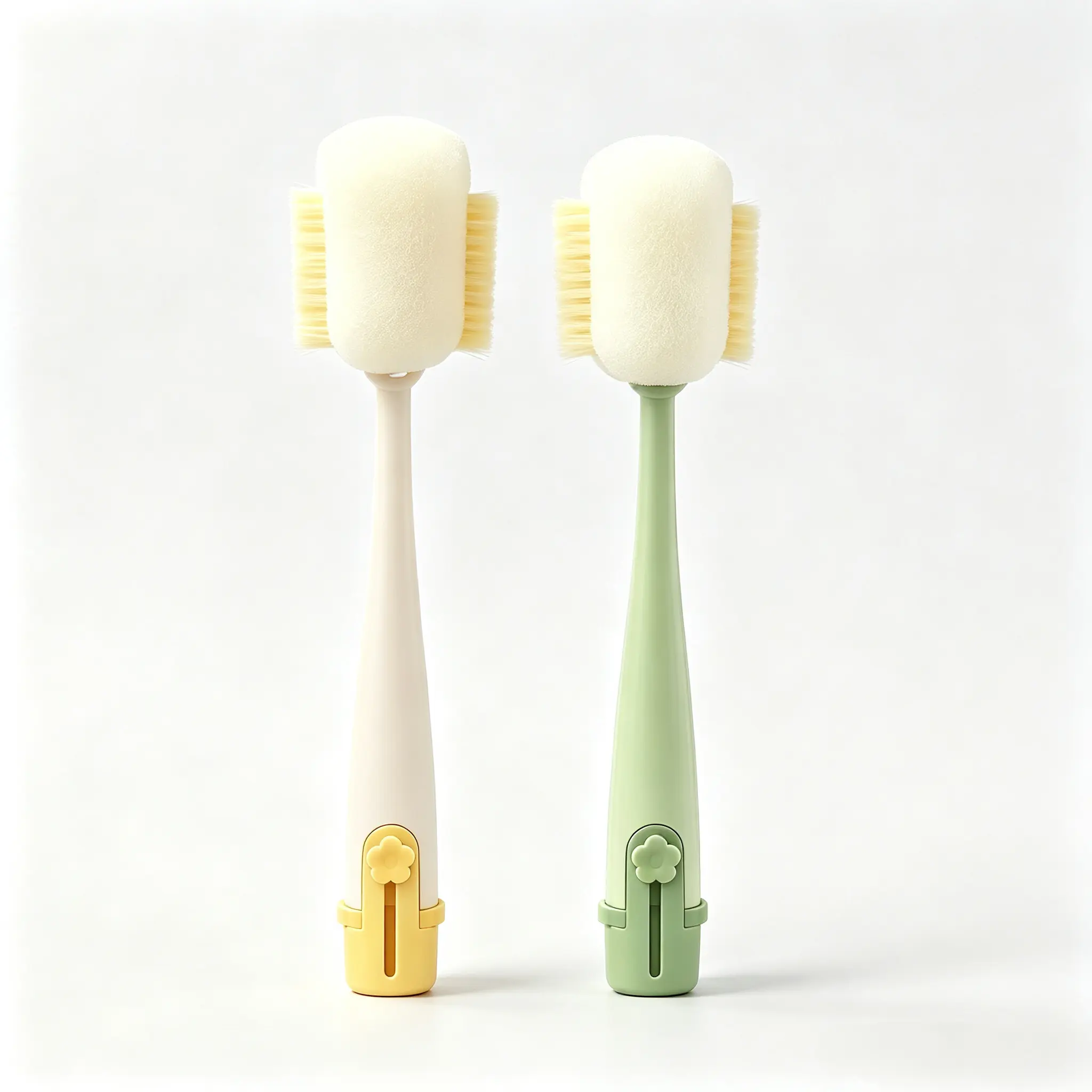 5-in-1 Cup Cleaning Brush Set - 360° Multi-Function Detachable Washer with Straw & Lid Cleaners, Soft Scratch-Free Sponge Brush for Tumblers, Water Bottles, Mugs, Essential Kitchen Home Care Gadget