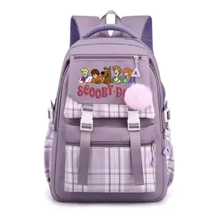 Viral TikTok Scooby-Doo Anime Backpack 2025! Full-Print Design + 17" Laptop Compartment  Waterproof & 3 Quick-Access Pockets for School/Con/Travel