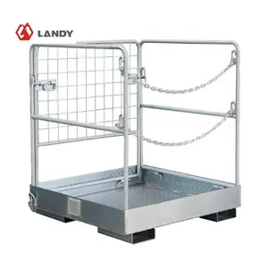 Landy Forklift Safety Cage 36"x36"  | Heavy Duty Man Basket Work Platform with 1150lbs Capacity