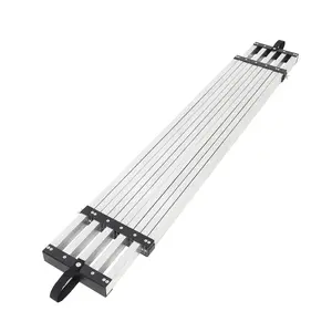 Adjustable Aluminum Telescoping Work Plank for Ladders – Wide Non-Slip Scaffold Platform, 440lbs Capacity, Ideal Ladder Accessory for Painting, Repairs & Construction