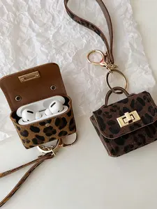 Leopard Print Keychain, Creative Car Key Ring, Casual All-Season Accessory, Perfect Gift for Couples, Valentine's Day Surprise, Keychain for Bags