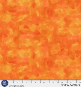 108 inches Wide Back - Orange Color Stories - 100% Cotton - P&B Textiles
