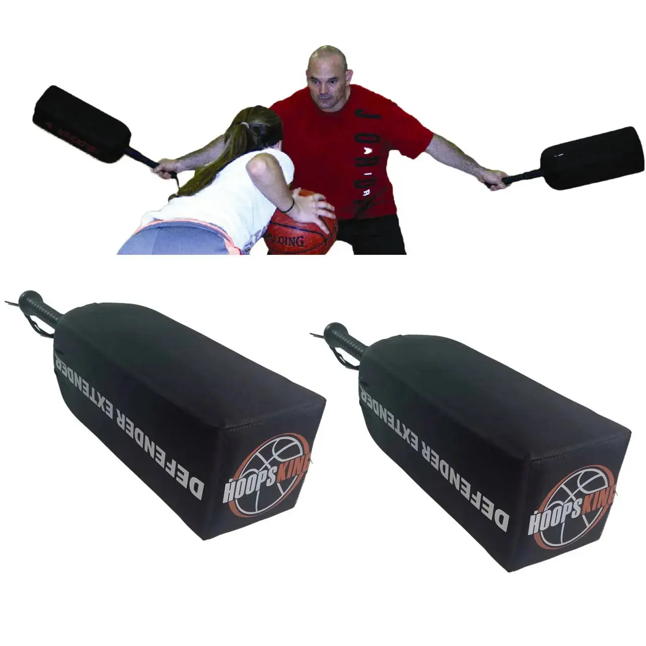 Defender Extender Basketball Training Pads - Simulate Taller Defenders Improve Shooting Over Length Develop Elite Ball Handling Skills