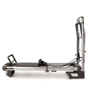 Peak PilatesSystem Deluxe 3-in-1 Reformer Cadillac Mat System Folding Rolling Design for Easy Storage Home Use SKU 4810-PPS08REV5 Versatile Functionality