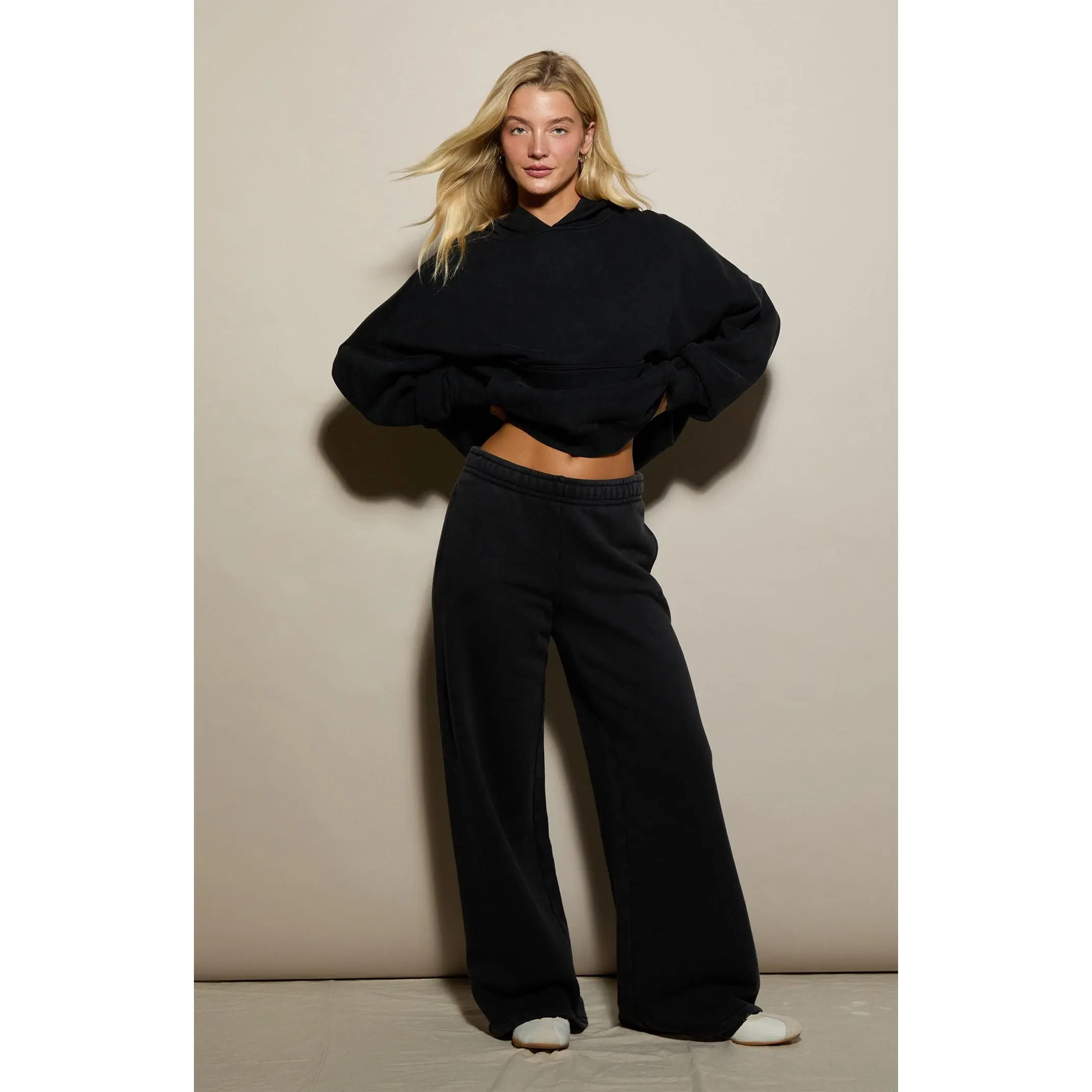 Pacsun Women's Gray Ultra Soft Fleece Baggy Sweatpants Pacsun Women's Gray Ultra Soft Fleece Baggy Sweatpants