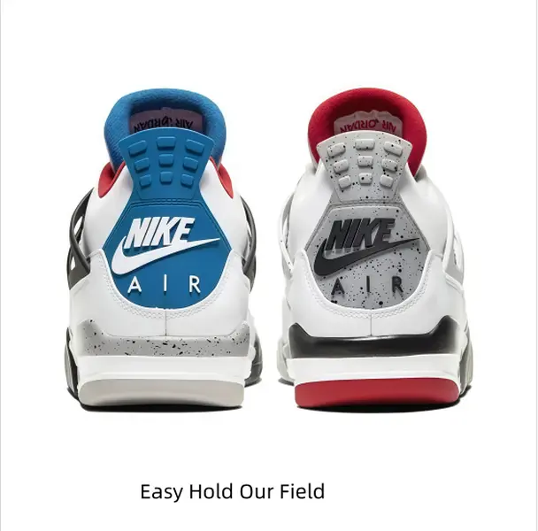 One-of-a-kind matching couple sneakers with white-blue-red mismatched design. Multi-hole breathable mesh stays comfy for dates & travels. Elastic air midsole, sealed original packaging, exclusive romantic gift.